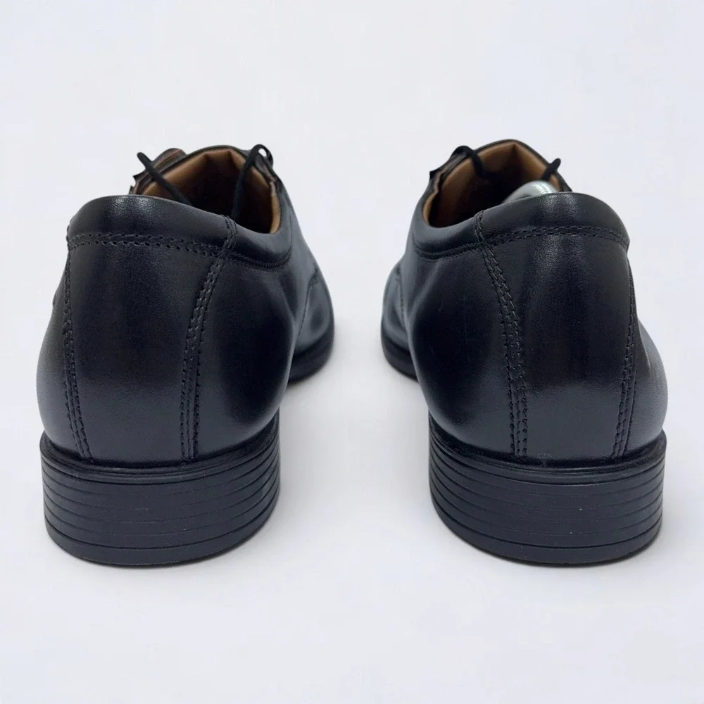 Clarks Men's Tilden Cap Oxford Dress Shoes Men's Size 13 M Black Leather Derby